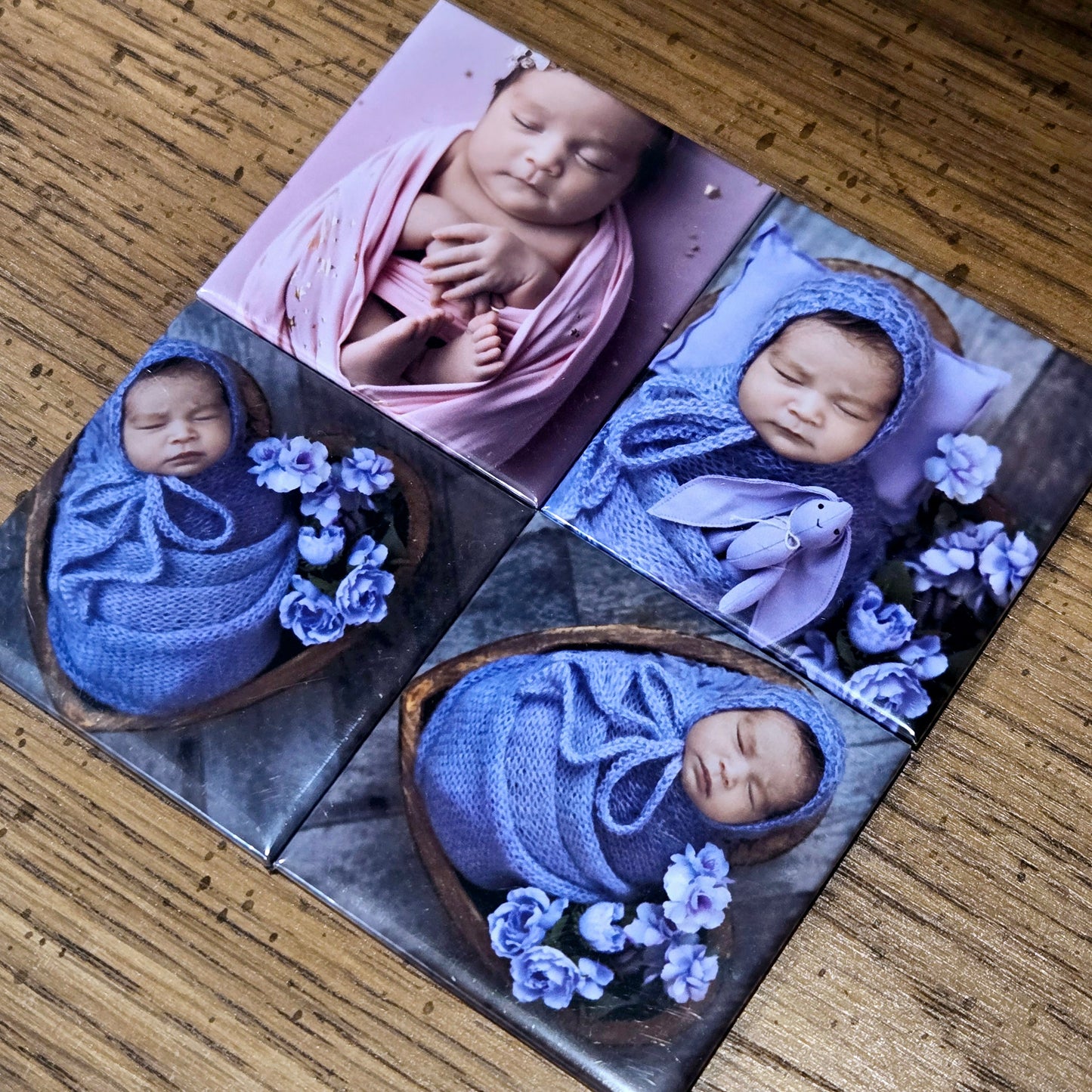 Custom Photo Magnets - Set of 9 (50mm)
